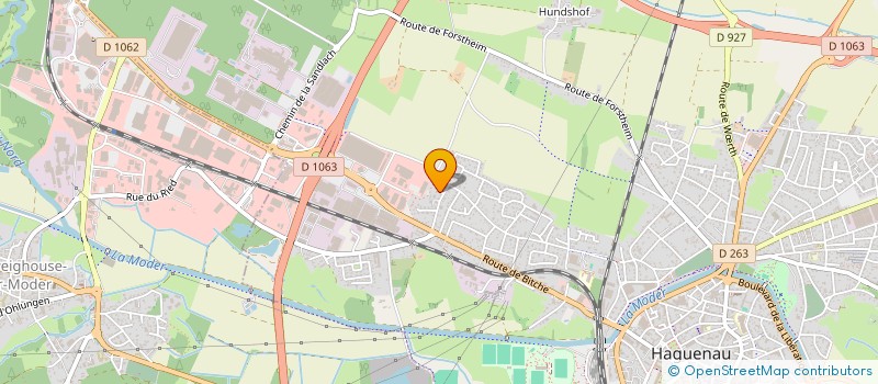 localisation de l'entreprise SCI ROCHEUZE  HAGUENAU