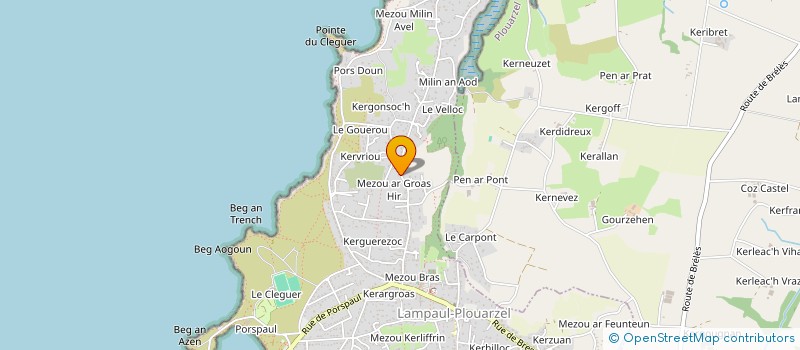 localisation de l'entreprise SCI ROCHON  LAMPAUL-PLOUARZEL