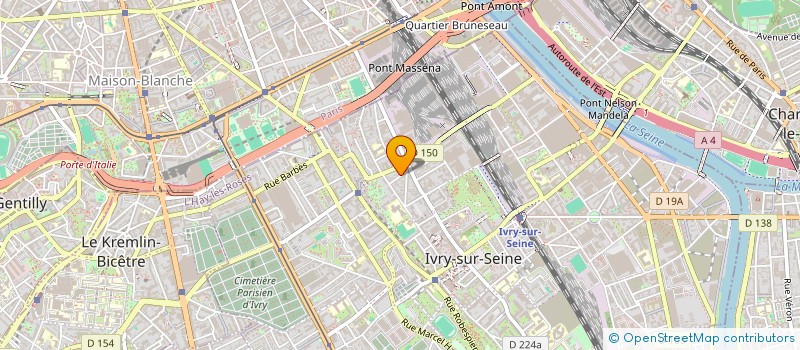 localisation de l'entreprise SCI ROCHOPT à IVRY-SUR-SEINE