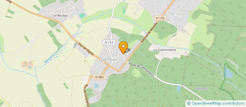 localisation de l'entreprise SCI ROCHUT  GAMBAIS