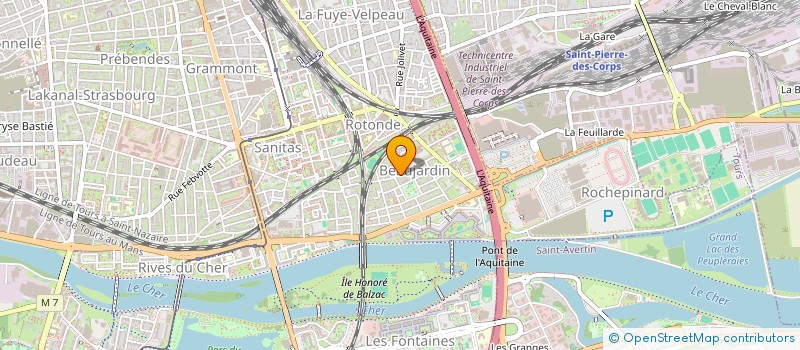 localisation de l'entreprise SCI ROCK & FOLK  TOURS