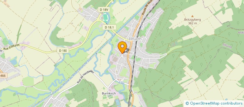 localisation de l'entreprise SCI ROCKAWAY BEACH  ZILLISHEIM