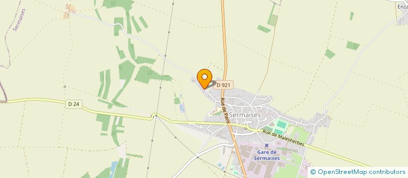 localisation de l'entreprise SCI ROCKET  SERMAISES