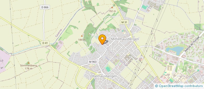 localisation de l'entreprise SCI ROCKET  OBERHAUSBERGEN