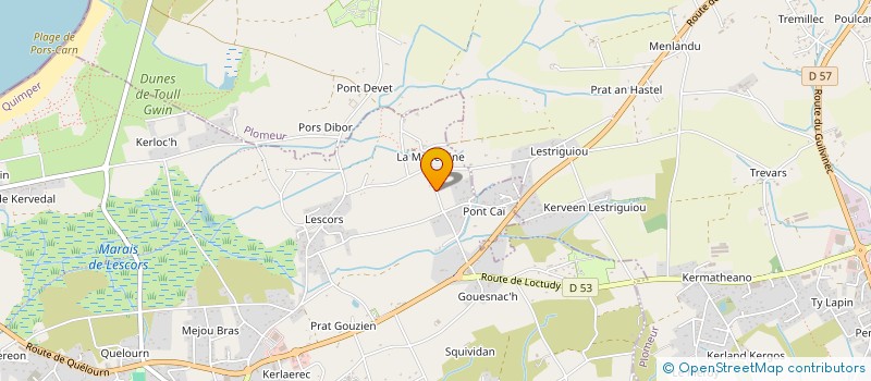 localisation de l'entreprise SCI ROCKET ESTATE  PENMARCH