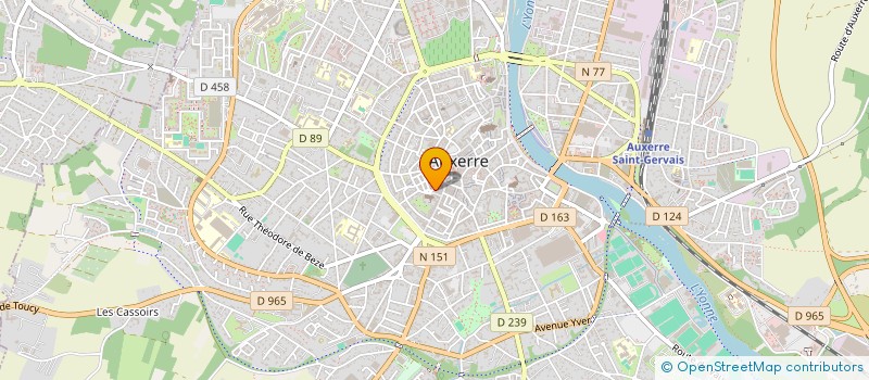localisation de l'entreprise SCI ROCKETTE à AUXERRE