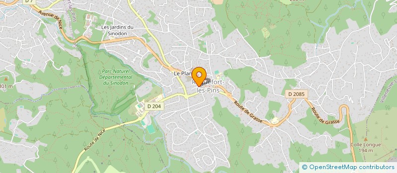 localisation de l'entreprise SCI ROCKSY à ROQUEFORT-LES-PINS