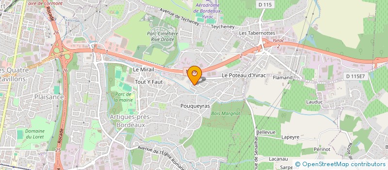 localisation de l'entreprise SCI ROCKWEL  ARTIGUES-PRES-BORDEAUX