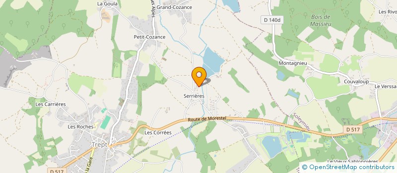 localisation de l'entreprise SCI ROCKY  DIZIMIEU