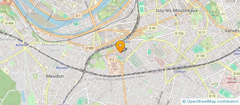 localisation de l'entreprise SCI ROCLANA à ISSY-LES-MOULINEAUX