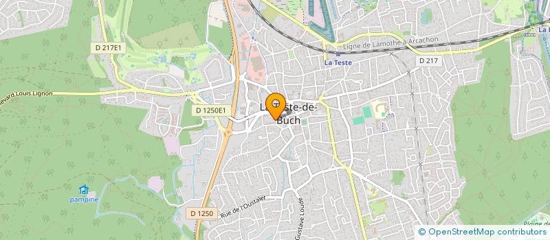 localisation de l'entreprise SCI ROCMER  LA TESTE-DE-BUCH