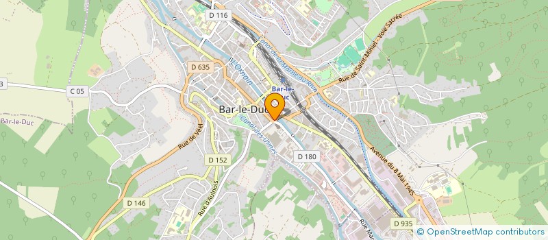 localisation de l'entreprise SCI ROCO à BAR-LE-DUC