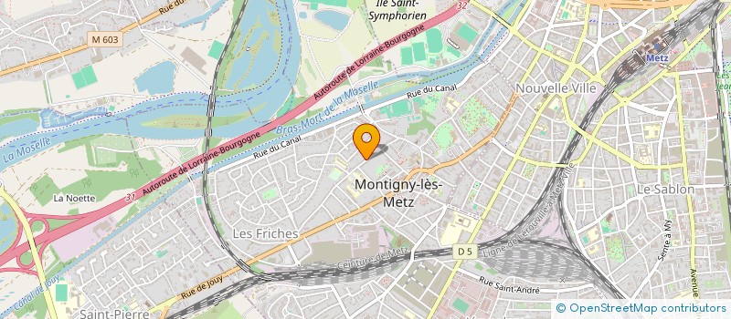 localisation de l'entreprise SCI ROCRI à MONTIGNY-LES-METZ