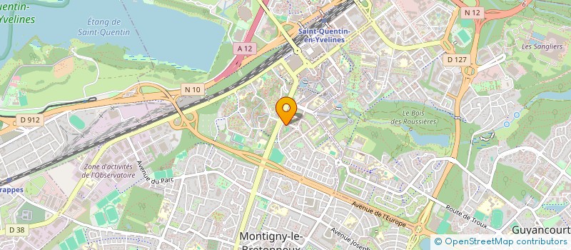 localisation de l'entreprise SCI ROCTON  MONTIGNY-LE-BRETONNEUX