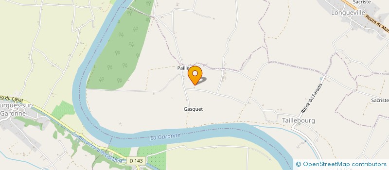 localisation de l'entreprise SCI ROCVER  FOURQUES SUR GARONNE