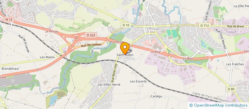 localisation de l'entreprise SCI ROCY  YFFINIAC