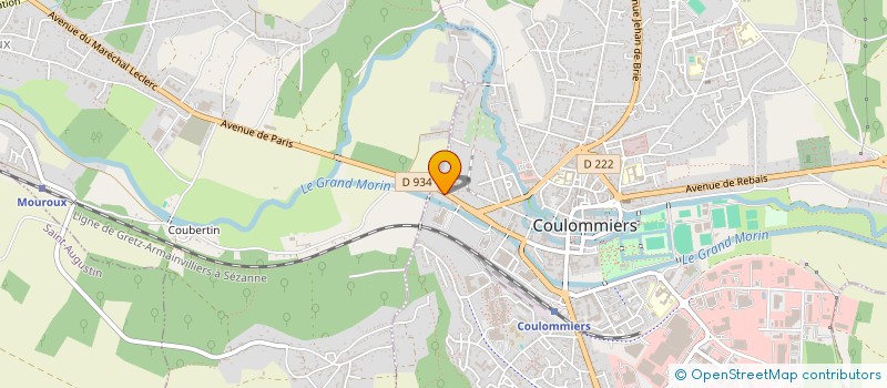 localisation de l'entreprise SCI ROD  COULOMMIERS