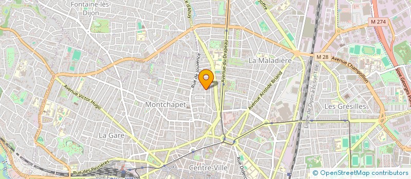 localisation de l'entreprise SCI ROD STERE à DIJON