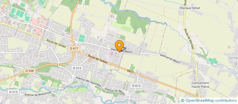 localisation de l'entreprise SCI RODA  IDRON