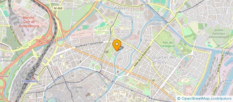 localisation de l'entreprise SCI RODA  STRASBOURG