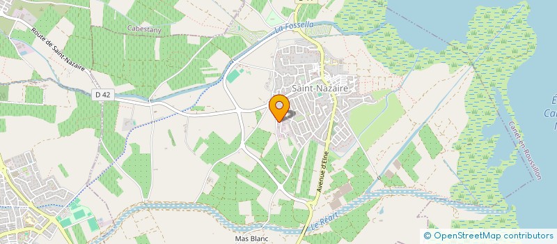 localisation de l'entreprise SCI RODAL  SAINT-NAZAIRE