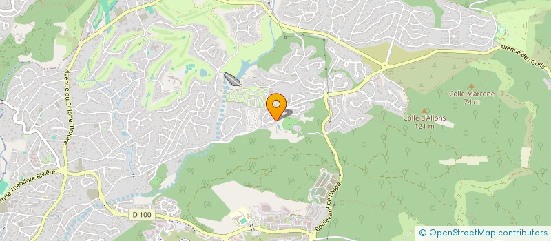 localisation de l'entreprise SCI RODALEX  SAINT-RAPHAEL