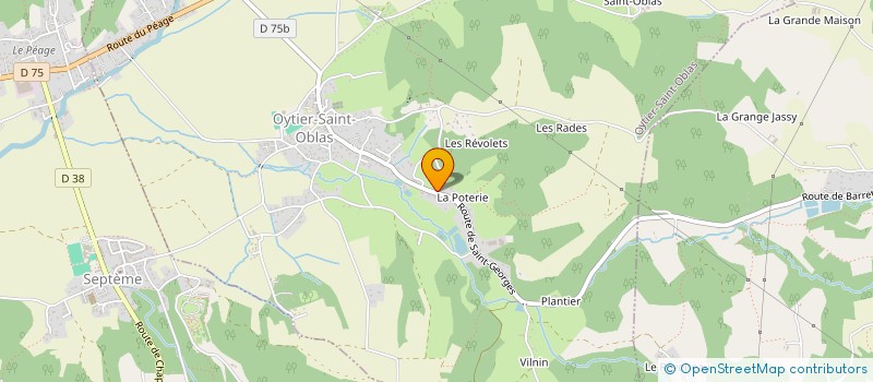 localisation de l'entreprise SCI RODALIE  OYTIER-SAINT-OBLAS