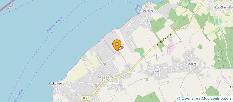 localisation de l'entreprise SCI RODANE  NERNIER