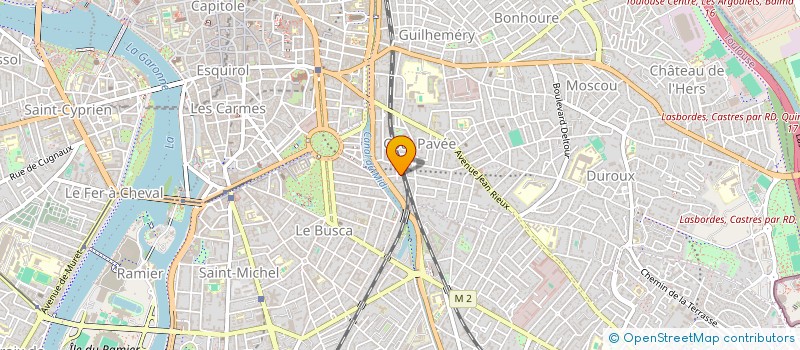 localisation de l'entreprise SCI RODATES  TOULOUSE