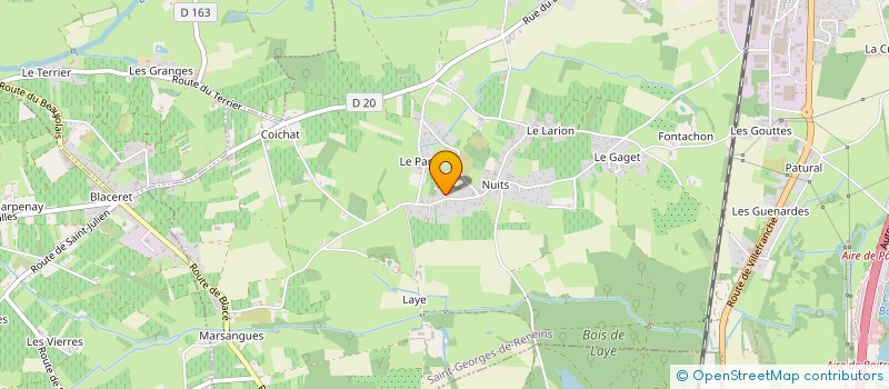 localisation de l'entreprise SCI RODAV  SAINT-GEORGES-DE-RENEINS