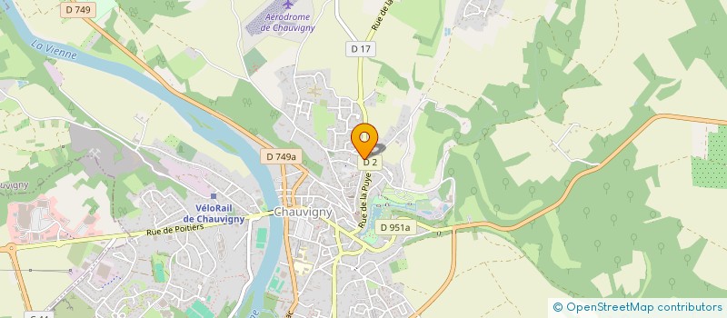 localisation de l'entreprise SCI RODDEL  CHAUVIGNY