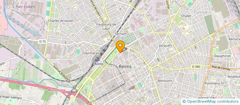 localisation de l'entreprise SCI RODE  REIMS