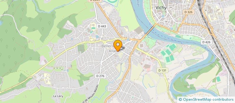 localisation de l'entreprise SCI RODE  BELLERIVE-SUR-ALLIER