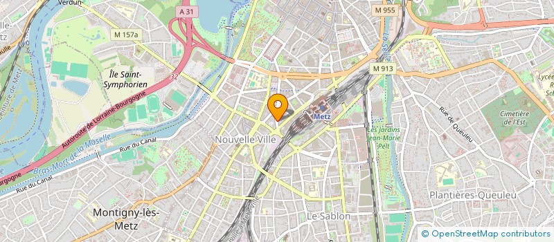 localisation de l'entreprise SCI RODE  METZ