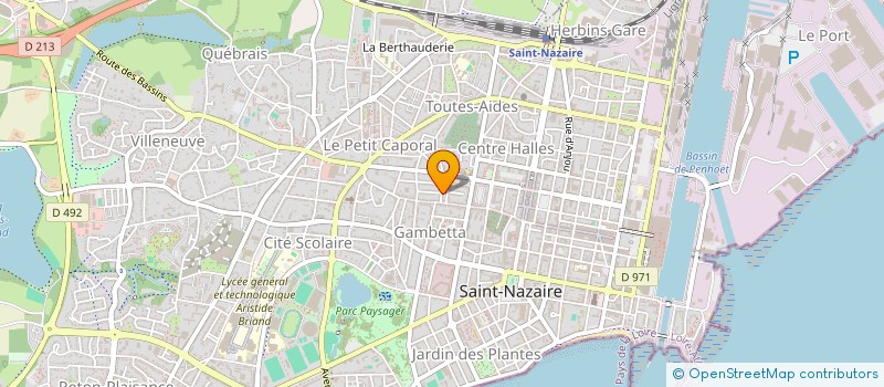 localisation de l'entreprise SCI RODECO  SAINT-NAZAIRE