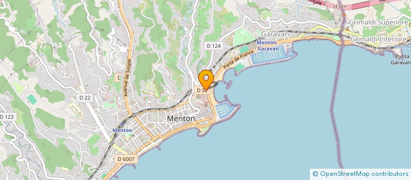 localisation de l'entreprise SCI RODELLA NATTA à MENTON