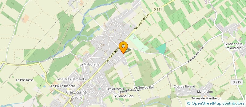 localisation de l'entreprise SCI RODELO à CLERY-SAINT-ANDRE