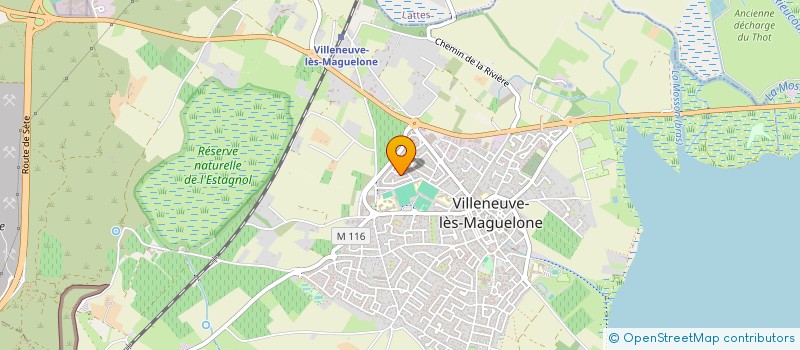 localisation de l'entreprise SCI RODEO  VILLENEUVE-LES-MAGUELONE