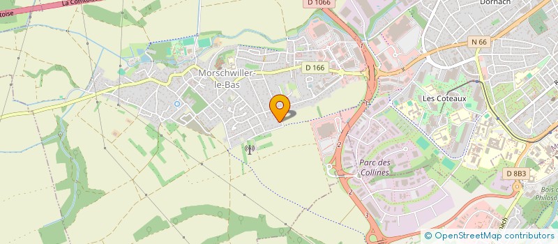 localisation de l'entreprise SCI RODERN  MORSCHWILLER-LE-BAS