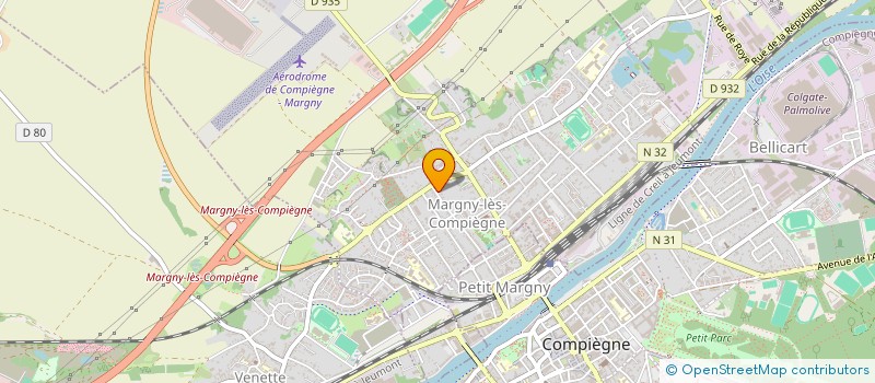 localisation de l'entreprise SCI RODES  MARGNY-LES-COMPIEGNE