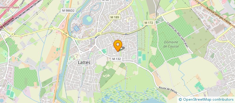 localisation de l'entreprise SCI RODESE  LATTES