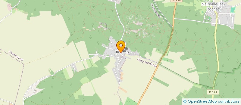 localisation de l'entreprise SCI RODET à CHAMPCUEIL