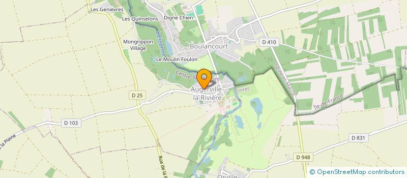 localisation de l'entreprise SCI RODI à AUGERVILLE-LA-RIVIERE