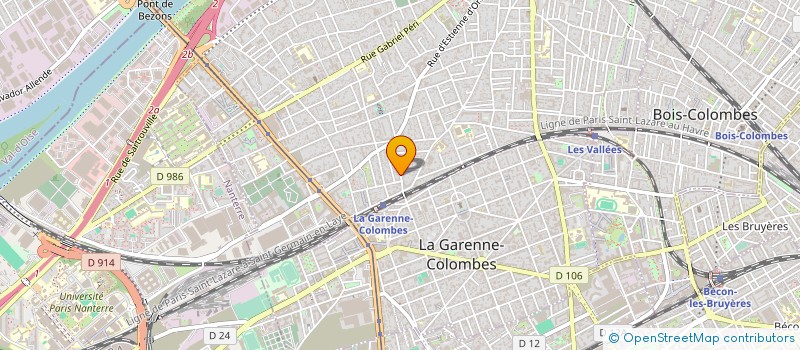 localisation de l'entreprise SCI RODICA à COLOMBES