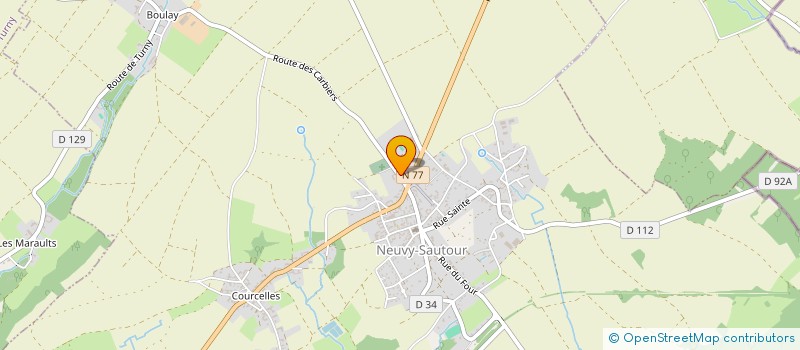 localisation de l'entreprise SCI RODICACH  NEUVY-SAUTOUR