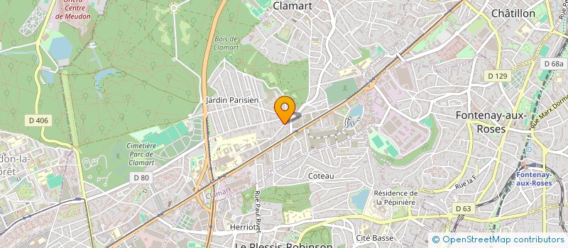 localisation de l'entreprise SCI RODIER à CLAMART