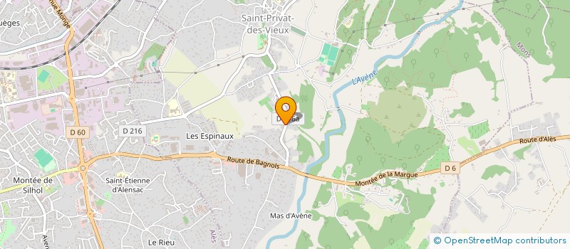 localisation de l'entreprise SCI RODIERE IMMO  SAINT-PRIVAT-DES-VIEUX