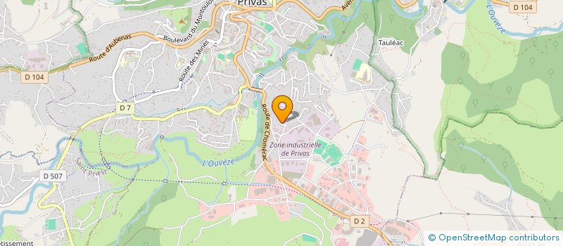 localisation de l'entreprise SCI RODIJE  PRIVAS