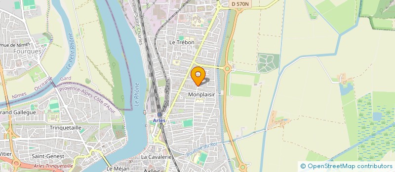 localisation de l'entreprise SCI RODIN  ARLES