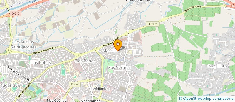 localisation de l'entreprise SCI RODIN à PERPIGNAN